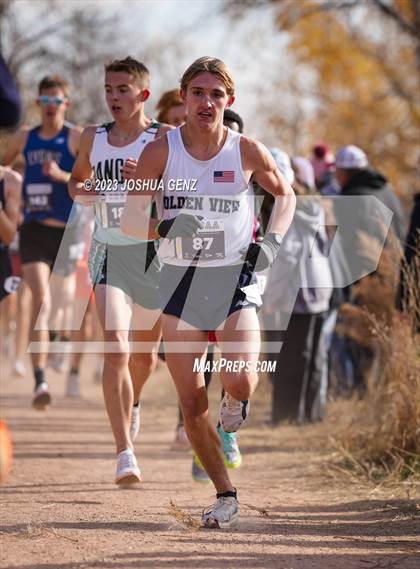 Thumbnail 2 in CHSAA 2A Cross Country Final photogallery.