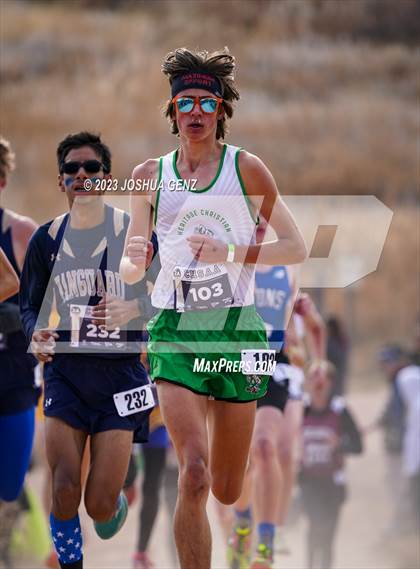 Thumbnail 1 in CHSAA 2A Cross Country Final photogallery.