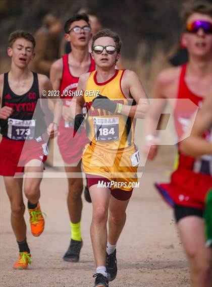 Thumbnail 1 in CHSAA 2A Cross Country Final photogallery.