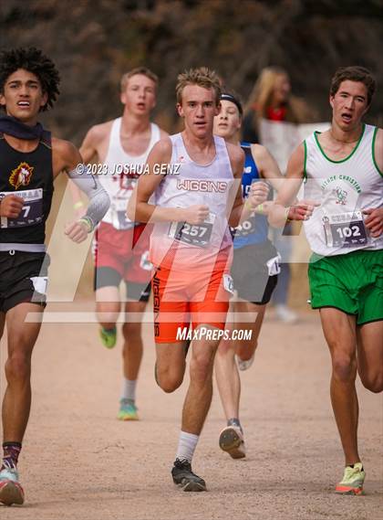 Thumbnail 2 in CHSAA 2A Cross Country Final photogallery.