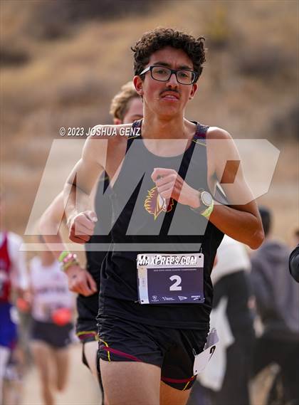 Thumbnail 2 in CHSAA 2A Cross Country Final photogallery.
