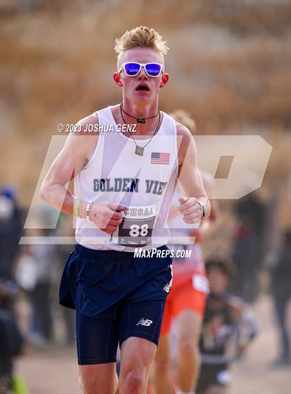 Thumbnail 2 in CHSAA 2A Cross Country Final photogallery.