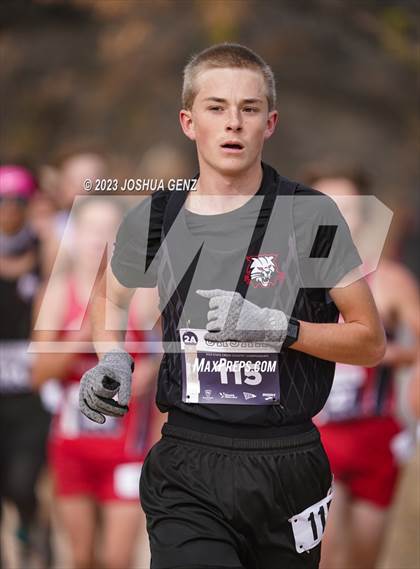 Thumbnail 1 in CHSAA 2A Cross Country Final photogallery.