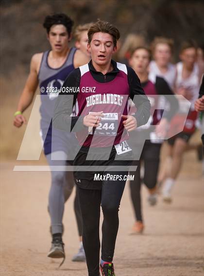 Thumbnail 1 in CHSAA 2A Cross Country Final photogallery.