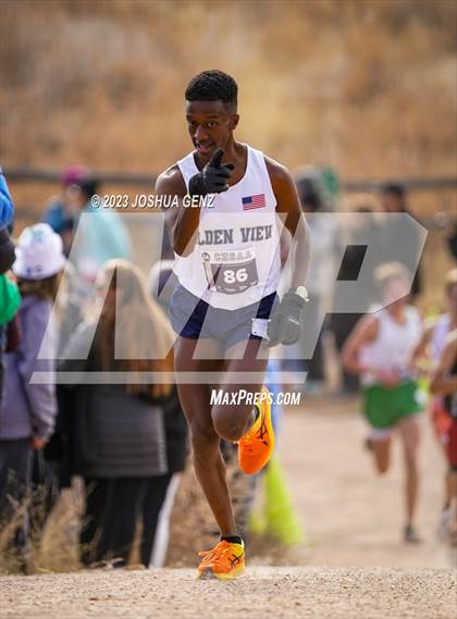 Thumbnail 3 in CHSAA 2A Cross Country Final photogallery.