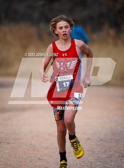 Thumbnail 3 in CHSAA 2A Cross Country Final photogallery.