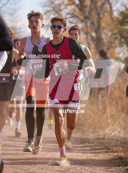 Thumbnail 2 in CHSAA 2A Cross Country Final photogallery.