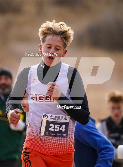 Thumbnail 2 in CHSAA 2A Cross Country Final photogallery.