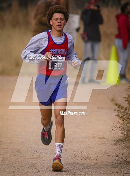 Thumbnail 2 in CHSAA 2A Cross Country Final photogallery.