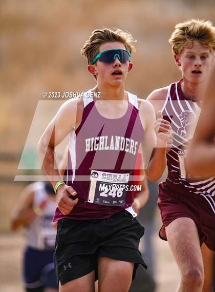 Thumbnail 3 in CHSAA 2A Cross Country Final photogallery.