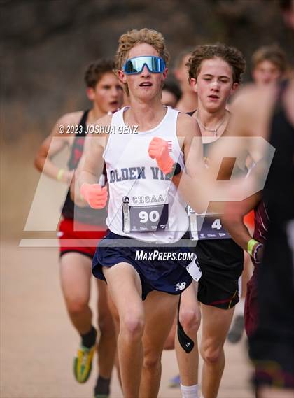 Thumbnail 2 in CHSAA 2A Cross Country Final photogallery.
