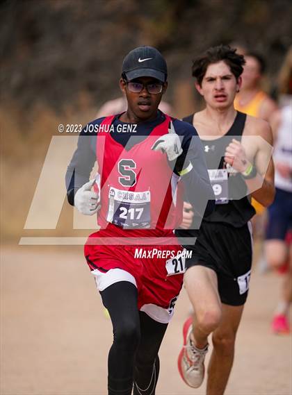 Thumbnail 3 in CHSAA 2A Cross Country Final photogallery.