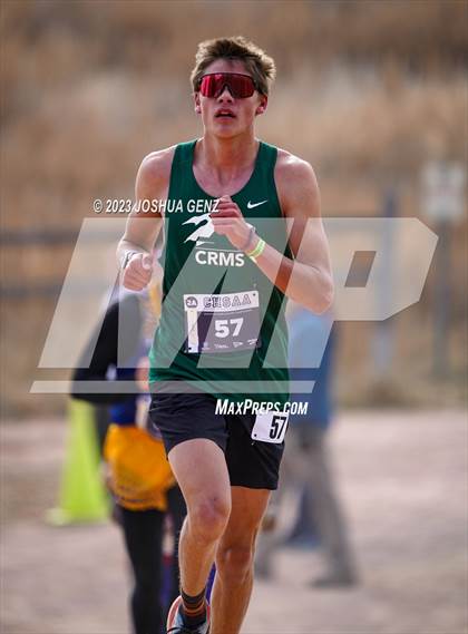 Thumbnail 1 in CHSAA 2A Cross Country Final photogallery.