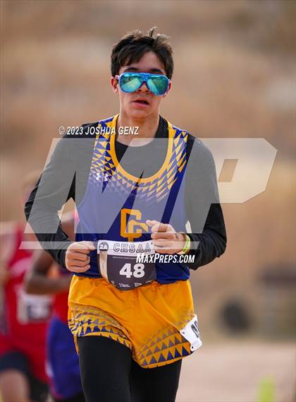 Thumbnail 3 in CHSAA 2A Cross Country Final photogallery.