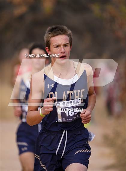 Thumbnail 1 in CHSAA 2A Cross Country Final photogallery.