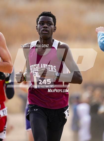 Thumbnail 2 in CHSAA 2A Cross Country Final photogallery.