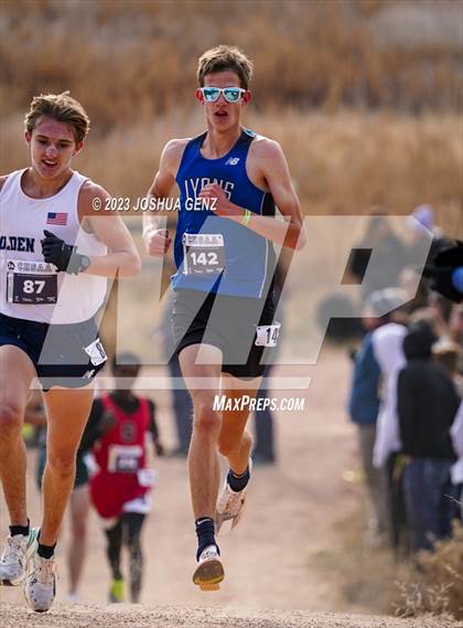 Thumbnail 2 in CHSAA 2A Cross Country Final photogallery.