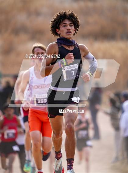 Thumbnail 2 in CHSAA 2A Cross Country Final photogallery.