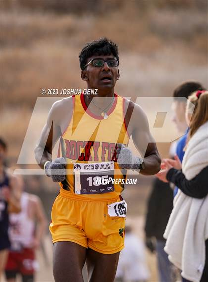 Thumbnail 3 in CHSAA 2A Cross Country Final photogallery.
