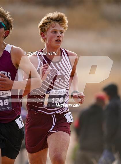 Thumbnail 1 in CHSAA 2A Cross Country Final photogallery.