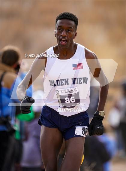 Thumbnail 1 in CHSAA 2A Cross Country Final photogallery.