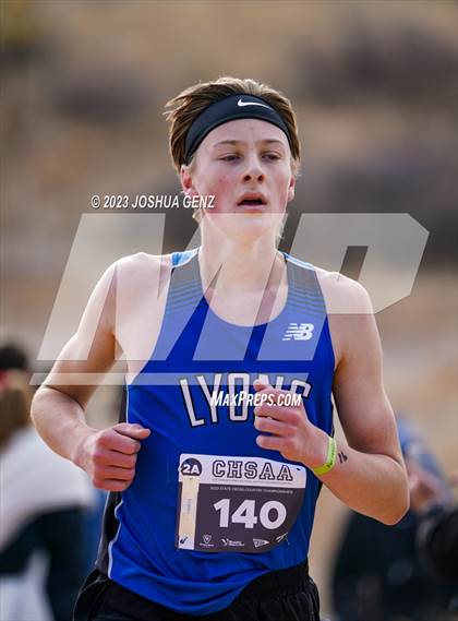 Thumbnail 2 in CHSAA 2A Cross Country Final photogallery.