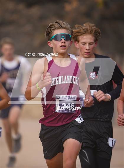 Thumbnail 2 in CHSAA 2A Cross Country Final photogallery.