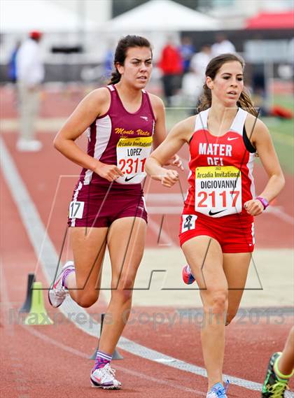 Thumbnail 1 in Arcadia Invitational (1 Mile Run) photogallery.