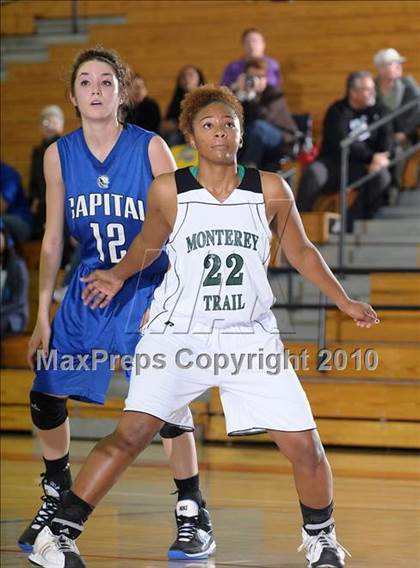 Thumbnail 2 in Capital Christian vs. Monterey Trail (Lady Bulldogs Winter Classic) photogallery.