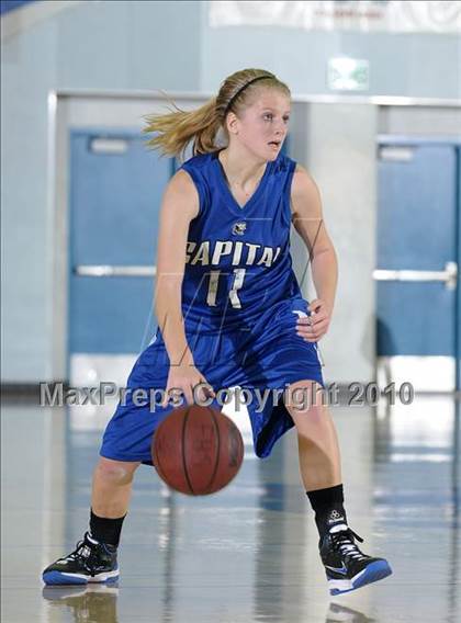Thumbnail 3 in Capital Christian vs. Monterey Trail (Lady Bulldogs Winter Classic) photogallery.