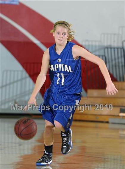 Thumbnail 1 in Capital Christian vs. Monterey Trail (Lady Bulldogs Winter Classic) photogallery.