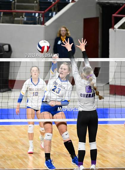 Thumbnail 1 in Dove Creek vs. Cheraw (CHSAA 1A Round 3) photogallery.