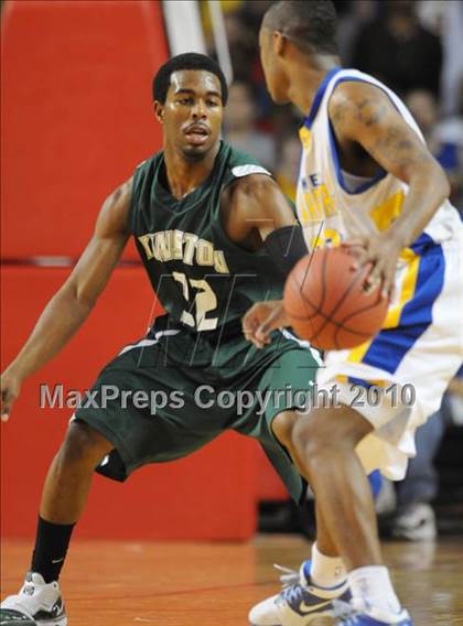 Thumbnail 3 in West Caldwell vs. Kinston (NCHSAA Class 2A Final) photogallery.