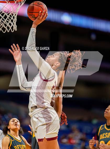 Thumbnail 1 in Pearland vs Desoto (UIL 6A Basketball Semifinal) photogallery.
