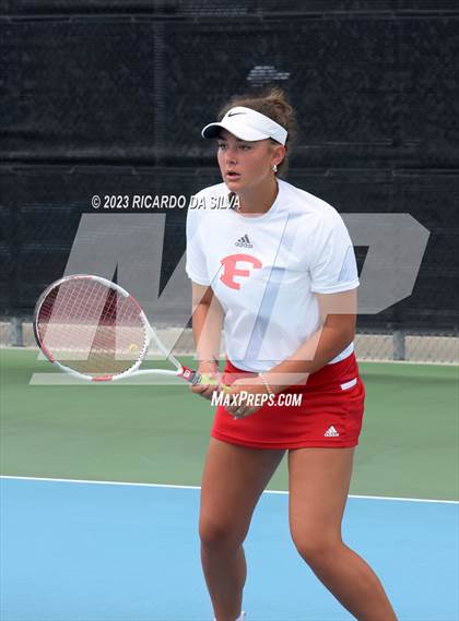 Thumbnail 2 in UIL 3A & 4A Tennis Doubles Semifinals photogallery.