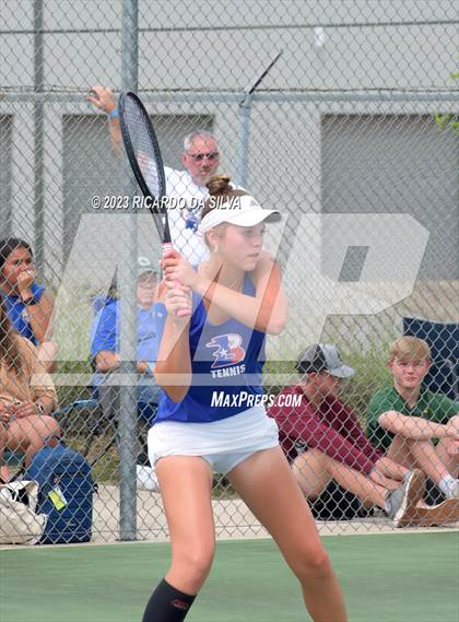 Thumbnail 3 in UIL 3A & 4A Tennis Doubles Semifinals photogallery.