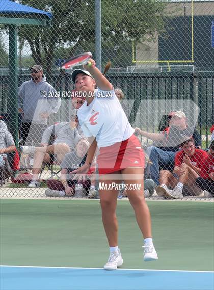 Thumbnail 3 in UIL 3A & 4A Tennis Doubles Semifinals photogallery.