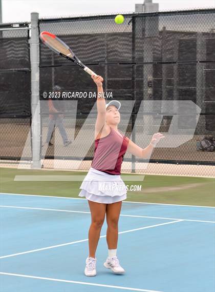 Thumbnail 3 in UIL 3A & 4A Tennis Doubles Semifinals photogallery.