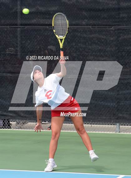 Thumbnail 1 in UIL 3A & 4A Tennis Doubles Semifinals photogallery.