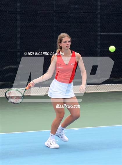 Thumbnail 1 in UIL 3A & 4A Tennis Doubles Semifinals photogallery.