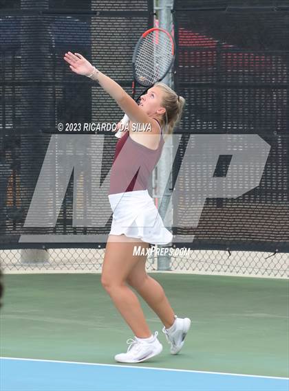 Thumbnail 1 in UIL 3A & 4A Tennis Doubles Semifinals photogallery.