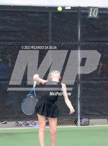 Thumbnail 2 in UIL 3A & 4A Tennis Doubles Semifinals photogallery.