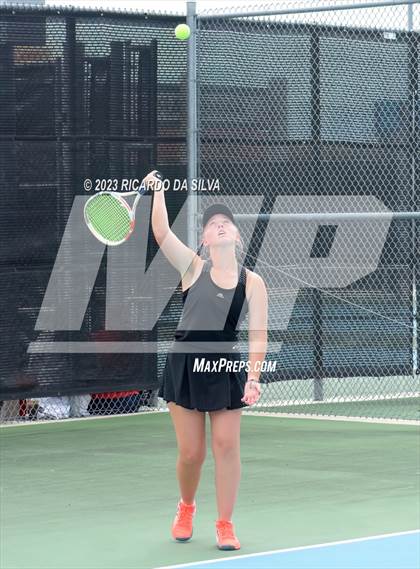 Thumbnail 3 in UIL 3A & 4A Tennis Doubles Semifinals photogallery.