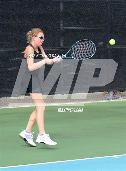 Thumbnail 3 in UIL 3A & 4A Tennis Doubles Semifinals photogallery.