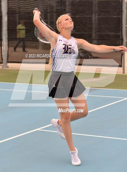 Thumbnail 1 in UIL 3A & 4A Tennis Doubles Semifinals photogallery.