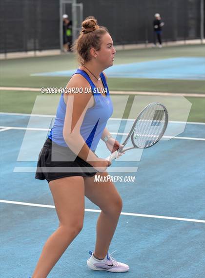 Thumbnail 2 in UIL 3A & 4A Tennis Doubles Semifinals photogallery.