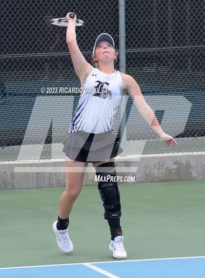 Thumbnail 1 in UIL 3A & 4A Tennis Doubles Semifinals photogallery.
