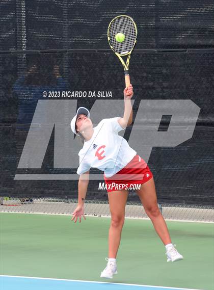 Thumbnail 2 in UIL 3A & 4A Tennis Doubles Semifinals photogallery.