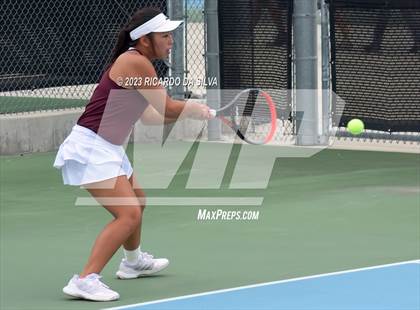 Thumbnail 2 in UIL 3A & 4A Tennis Doubles Semifinals photogallery.