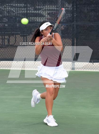 Thumbnail 3 in UIL 3A & 4A Tennis Doubles Semifinals photogallery.
